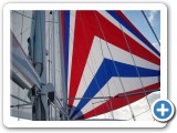 Under way (double poled-out headsails)