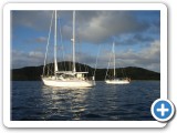 At anchor (with Vera in Fiji)